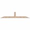 Ekena Millwork Portland Smooth Timber Gable Bracket, Douglas Fir, 96"W x 20"H x 3 1/2"D x 5 1/2"F, 5/12 Pitch GBW096X20X0406POR00SDF - alternate 1
